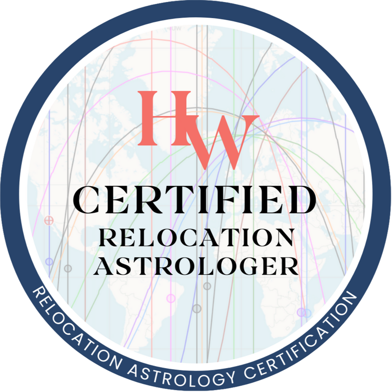 Helena Woods Certified Relocation Astrologer Helena Woods Certified Relocation Astrologer badge — Isaac Medrano